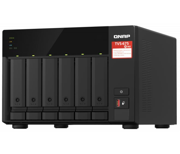 QNAP Serwer NAS TVS-675-8G 6x0HDD NAS ZhaoXin KX-U6580 8GB RAM - 676446 - zdjęcie 2